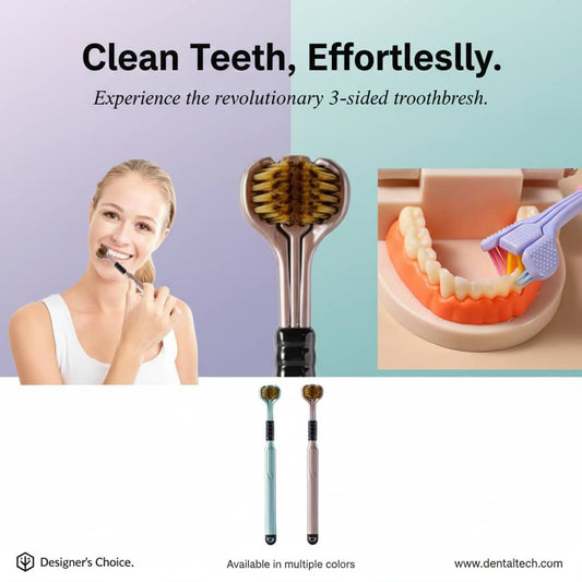 Brosse à dents 3 en 1